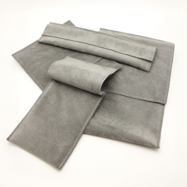 Pigeon Silsuede evvelop pouches  made from double piece of fabric